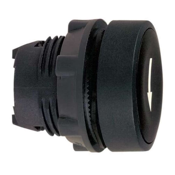 Schneider Electric Flush Push Button,Green,Non-Illum,22mm ZB5AA335