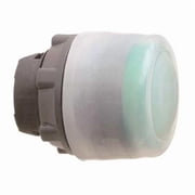 Schneider Electric Flush Push Button,Green,Non-Illum,22mm ZB5APA3