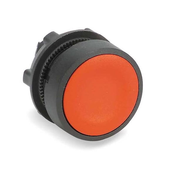 Schneider Electric Flush Push Button,Red,Non-Illum,22mm ZB5AH04