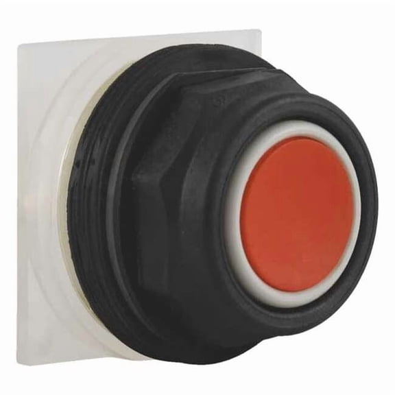 Schneider Electric Flush Push Button,Red,Non-Illum,30mm 9001SKR1R