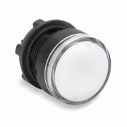 Schneider Electric Illuminated Push Button Operator, 22 mm, White ZB5AW31