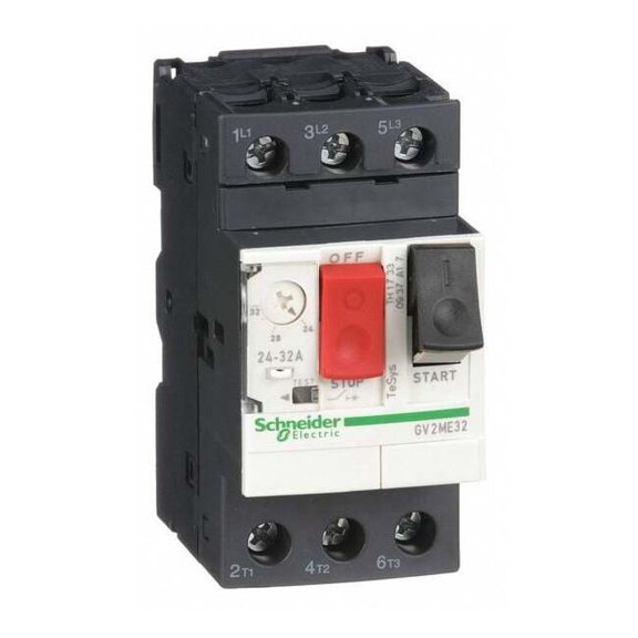 Manual Motor Starter, Not Applicable, 3 P, 3 Phase, Push Button, 32 A