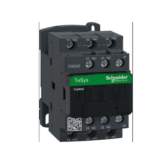 Schneider Electric IEC Control Relay,3NO/2NC,120VAC,10A CAD32G7