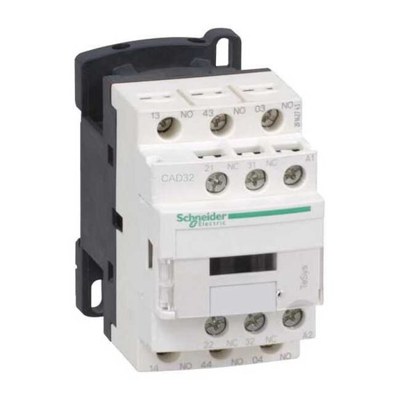 Schneider Electric IEC Control Relay,3NO/2NC,24VAC,10A CAD32B7