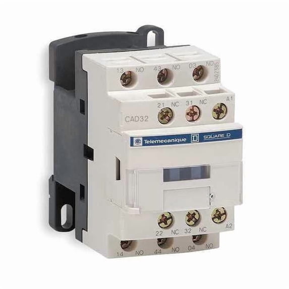 Schneider Electric IEC Control Relay,5NO,24VAC,10A CAD50B7
