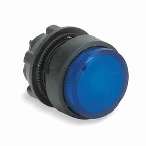 Schneider Electric Illuminated Push Button Operator, 22 mm, Blue ZB5AW163