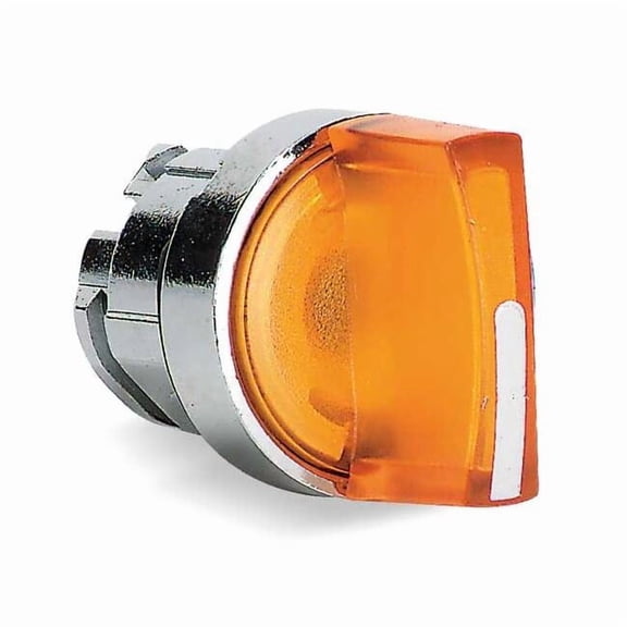Illum Selector Switch,3 Pos,22mm,Yellow ZB4BK1553