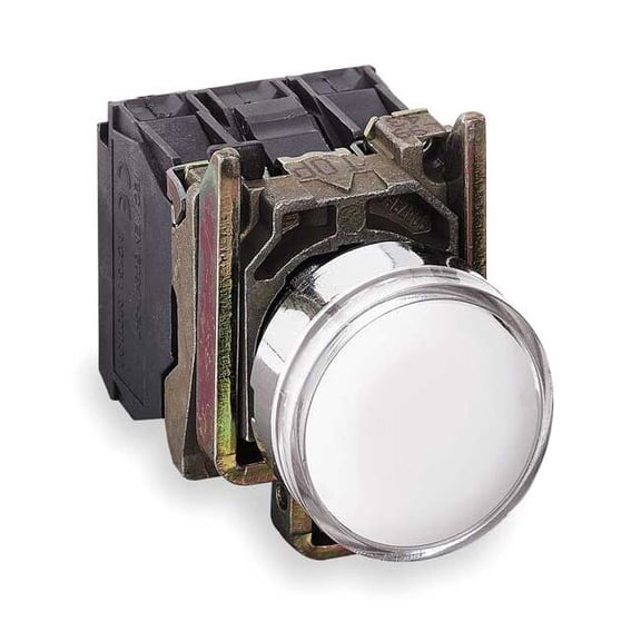 Schneider Electric Illuminated Push Button,22mm,White XB4BW31G5