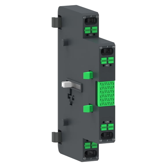 Schneider Electric Auxiliary contact block,Side,500V AC LAG8N113