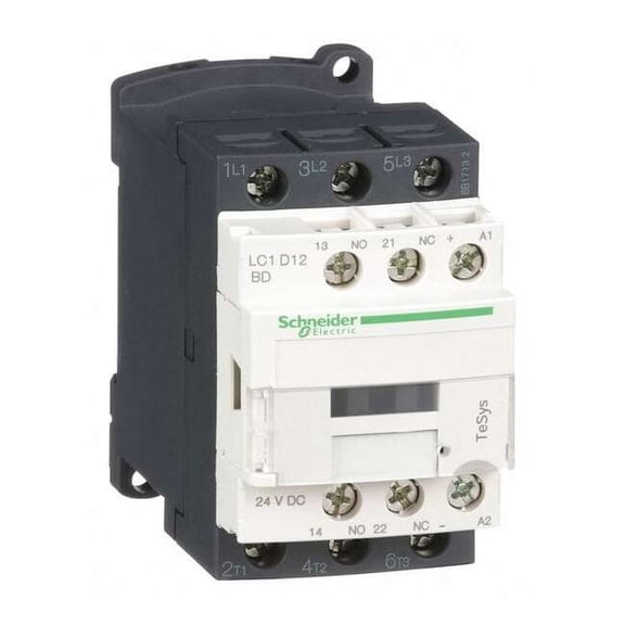 Square D IECMagneticContactor,NonReversing,24VDC LC1D12BD