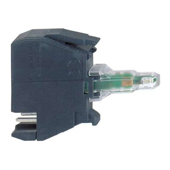 Schneider Electric Lamp Module,22mm,24VAC/DC,White,LED ZBVB14