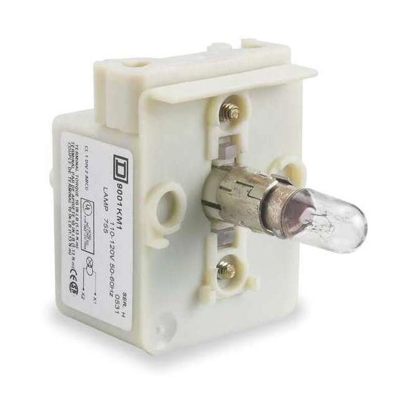 Schneider Electric Lamp Module, 30mm, 24-28VAC/VDC, Clr, Incan 9001KM35