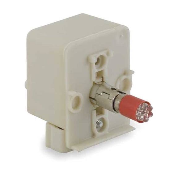 Schneider Electric Lamp Module, 30mm, 120VAC/VDC, Red, LED 9001KM38LR