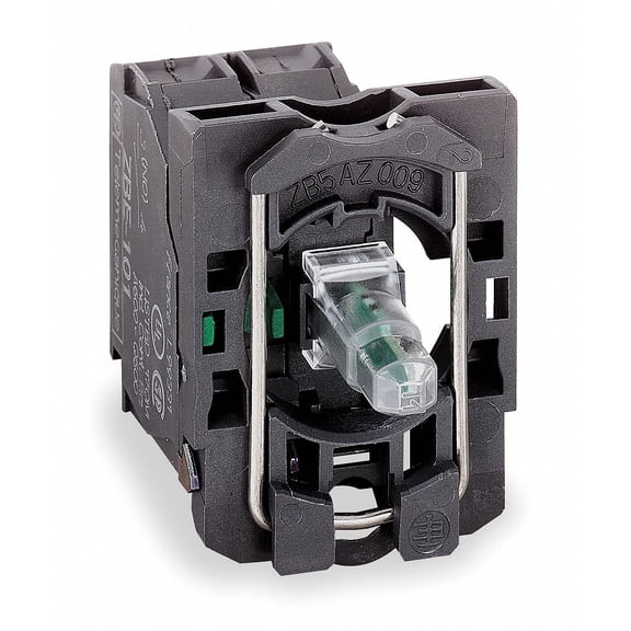 Schneider Electric Lamp Module and Contact Block,1NO/1NC ZB5AW0G55