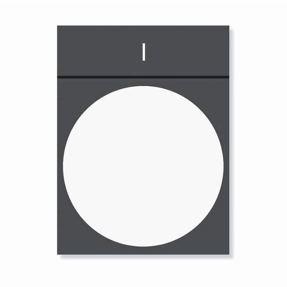 Schneider Electric Legend Plate,Rectangular,Black or Red ZBY2101