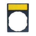 thumbnail image 1 of Schneider Electric Legend Plate,Rectangular,White or Yellow ZBY4101, 1 of 1