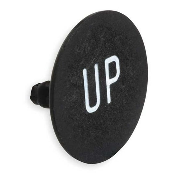 Schneider Electric Legend Plate, Up, Black/Black, Round 9001B253