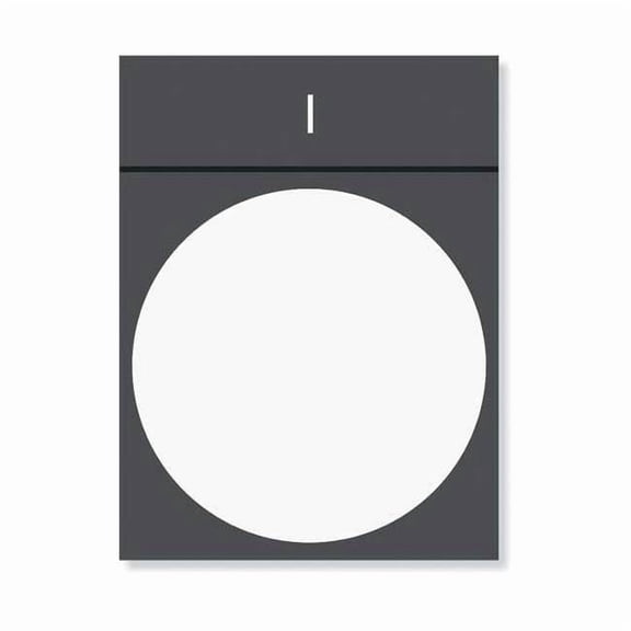 Schneider Electric Blank Legend Plate,Rectangular ZBZ33
