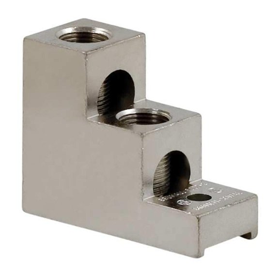 Schneider Electric Mechanical Lug, 600 kcmil Max, 2 Conductor, Aluminum DZ2FK1