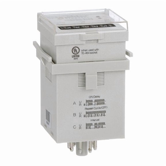 Schneider Electric MultiFunTimeDelayRelay, 240VAC, 8Pins TDRPRO-5102