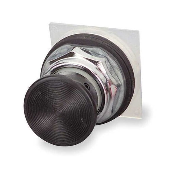 Schneider Electric Mushroom Head Push Button,Black,30mm 9001KR24B