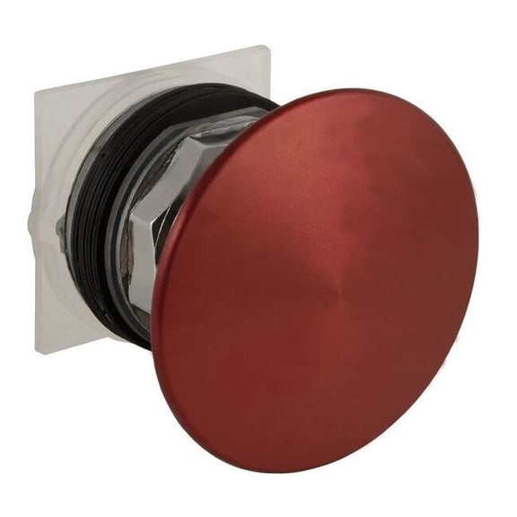 Schneider Electric Mushroom Head Push Button,Non-Illum,30mm 9001KR9RM95