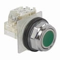 thumbnail image 1 of Schneider Electric Push Button Operator, 30 mm, 1NC, Green 9001KR1GH6, 1 of 1