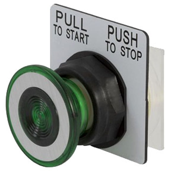 Schneider Electric 9001SKR9R Harmony Non-Illuminated Push-Pull Operator