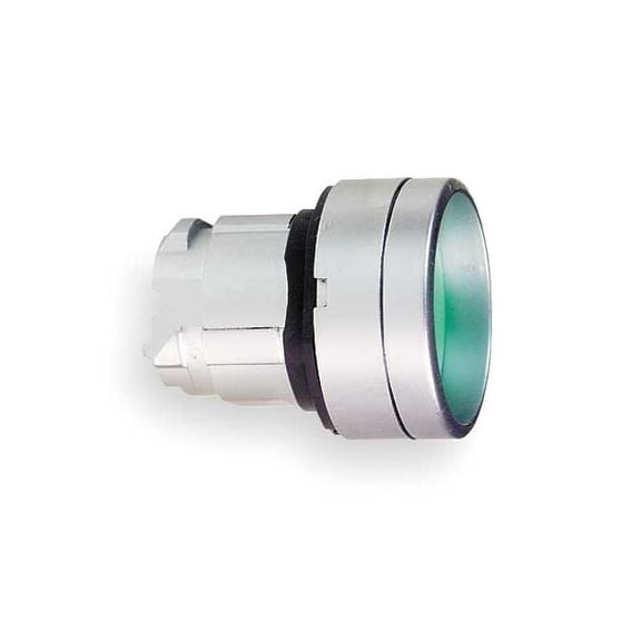 Push Button Operator, Recessed, Momentary Action, Not Applicable Release, Non-Illuminated, Green