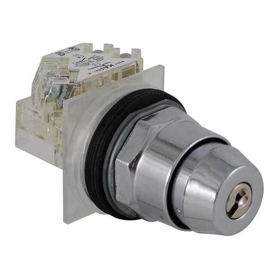 Schneider Electric Non-Illum Selector Switch,Left Key,30mm 9001KS11K1H13