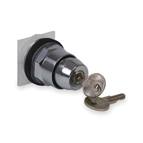 Schneider Electric Non-Illum Selector Swtch,30mm,3 Pos,Keyd 9001KS46K10