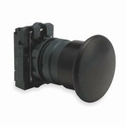 Schneider Electric MushrmHeadPushButton,NonIllum,Blk,1NO XB5AC21