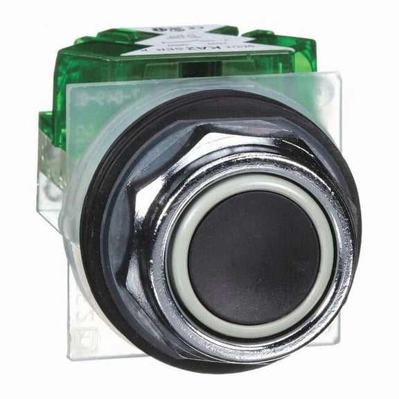 Schneider Electric Push Button Operator, 30 mm, 1NO, Black 9001KR1BH5
