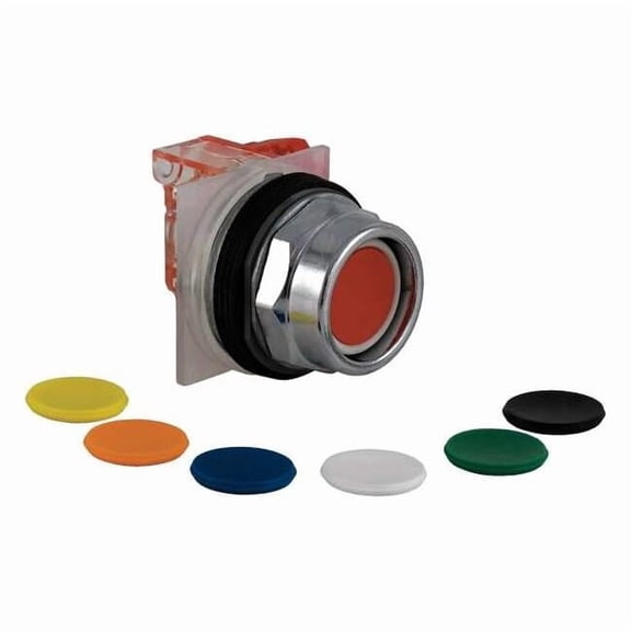 Schneider Electric PshButn,Blk,Blu,Grn,Org,Red,Wht,Ylw,SPDT 9001KR2UH13