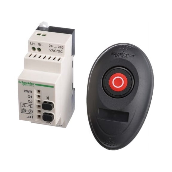 Schneider Electric WirelessPBKit,Blk/Blu/Grn/Rd/Wht/Ylw XB5RMA04