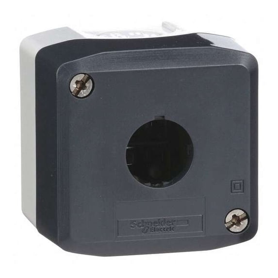 Schneider Electric Pushbutton Enclosure,2.68 in.,Plastic XALD01H7