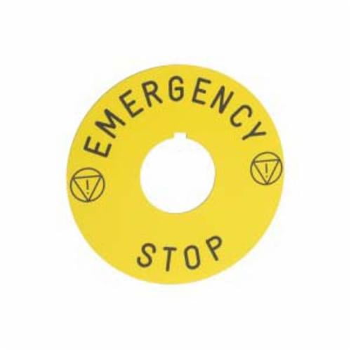 Schneider Electric Pushbutton Legend Plate,Round 9001KN9330