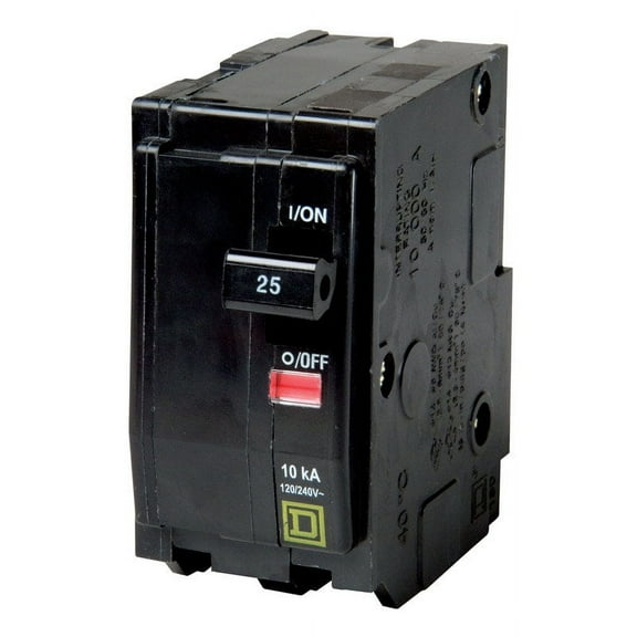 Square D QO 25A Double-Pole Standard Trip Circuit Breaker QO225CP