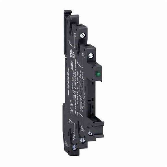 Schneider Electric Relay Socket,Finger Safe/Elevator,230VAC RSLZVA4