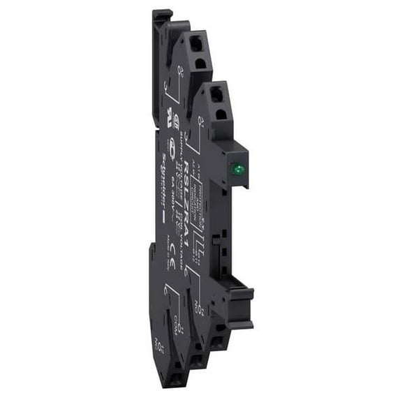 Schneider Electric Rlay Scket,Fingr Safe,Slim Intrfce,5 Pin RSLZRA4