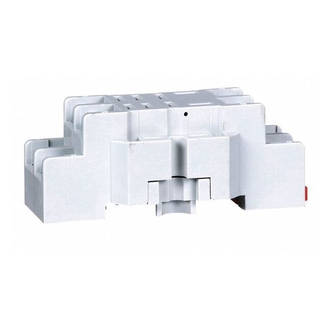 Schneider Electric Rly Scket,Standard,Square,8 Pin,DIN Rail 8501NR42