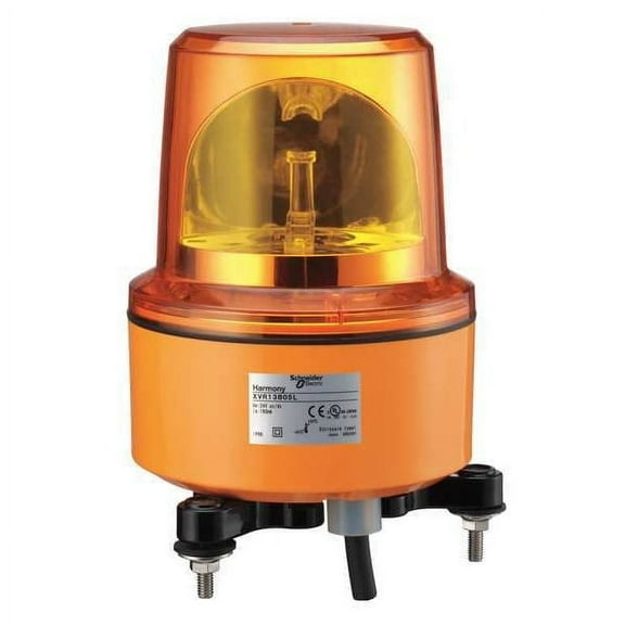 Schneider Electric Rotating Mirror,Yellow,120VAC XVR13G05L