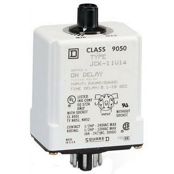 Schneider Electric SinFunTimeDelayRelay, 24VAC/DC, 8Pins 9050JCK11V14