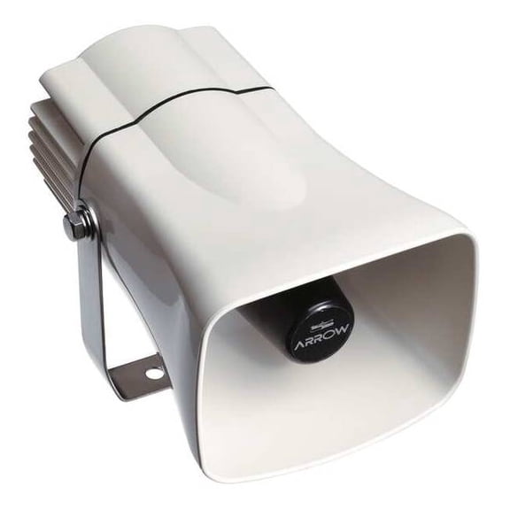 Schneider Electric Siren,24VDC,0.400 AC,White XVS14BMW