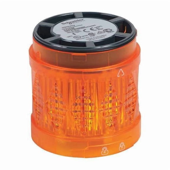 Schneider Electric Tower Light,LED,Ornge,Polycarbonate,IP65 XVUC25