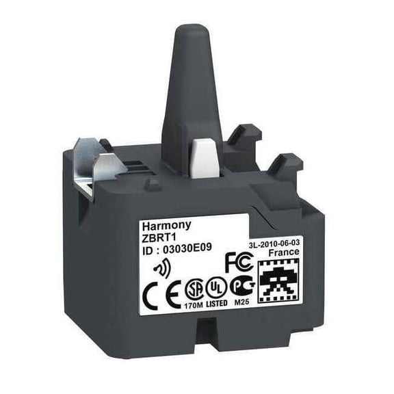 Schneider Electric Transmitter, Plastic, Black ZBRT1