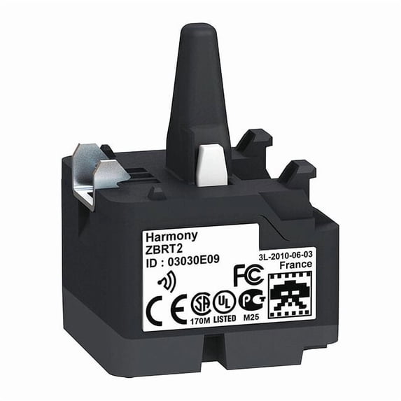 Schneider Electric Transmitter, Plastic, Black ZBRT2