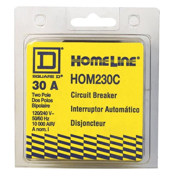 Schneider Electric Usa HOM230C 2 in. 30 A, 2-Pole Homeline Plug-On Circuit Breaker