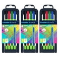 thumbnail image 1 of Schneider Line-Up Fineliner Pens with Case, 4 Colors, 4 Per Pack, 3 Packs, 1 of 2