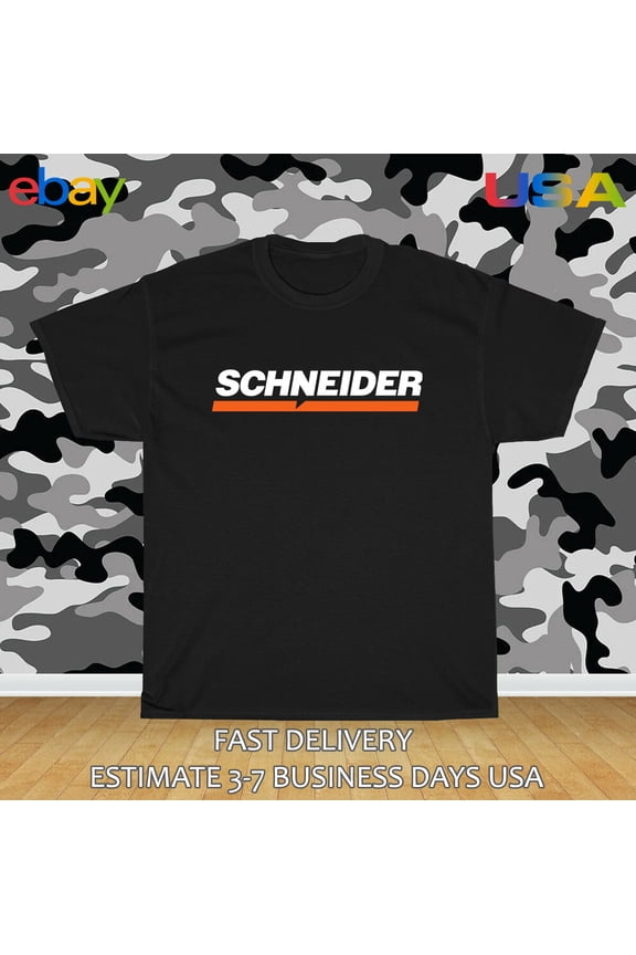 Schneider National Logo Men's T-Shirt American Size T-Shirt